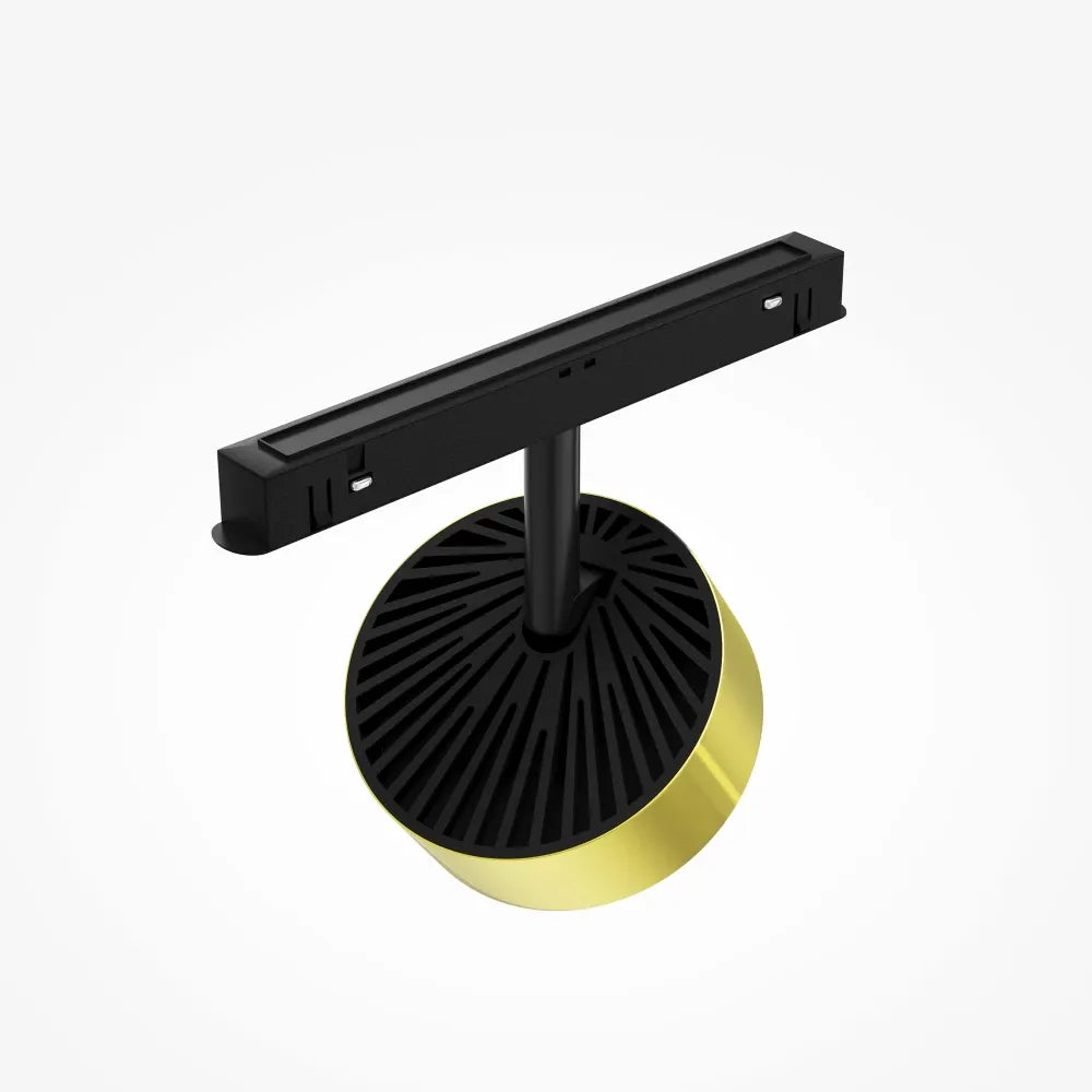 Spot dimabil smart pentru sina Exility din Aluminiu Negru/Alama H10.7xL19.3cm 18W 994lm 2700-6000k Rado