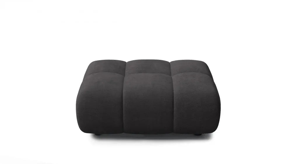 Taburet tapitat cu material pet friendly Alias gri L71x100cm