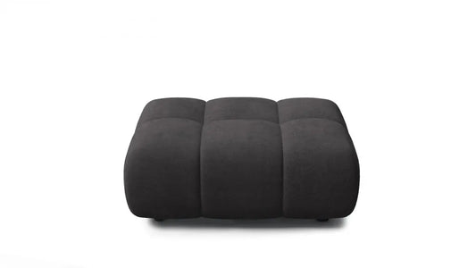 Taburet tapitat cu material pet friendly Alias gri L71x100cm