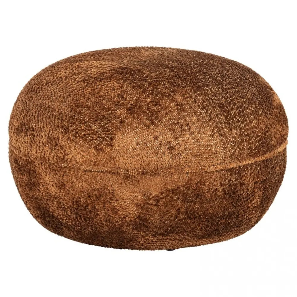 Puf tapitata cu Stofa Be lovely Maro Cinnamon D65xH41cm Jace Richmond Interiors
