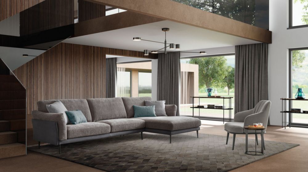 Coltar fix 3 locuri Nicole stil Modern L325cm