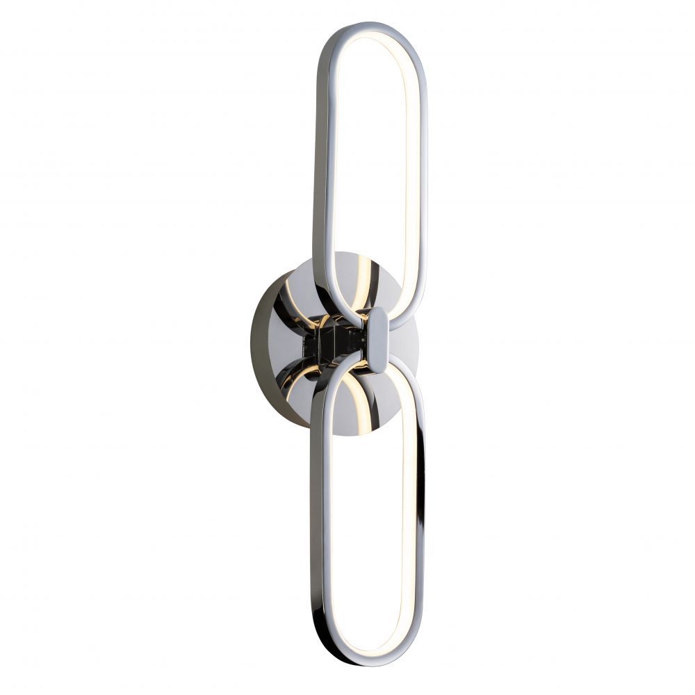 Aplica de perete reglabila din Metal Argintiu cu LED L50x8xH13cm Colette