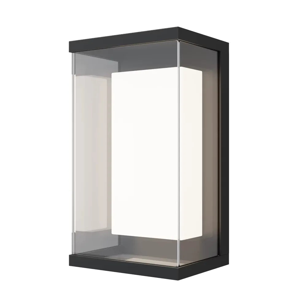 Aplica perete din Aluminiu Negru H26.5xL15.2cm Baker Street
