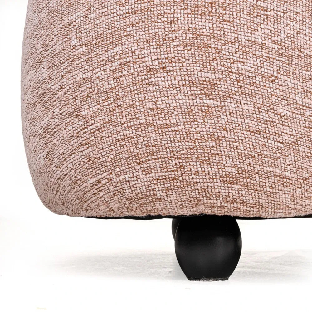 Canapea fixa tapitata cu Stofa Roz L227cm Amelia Richmond interiors