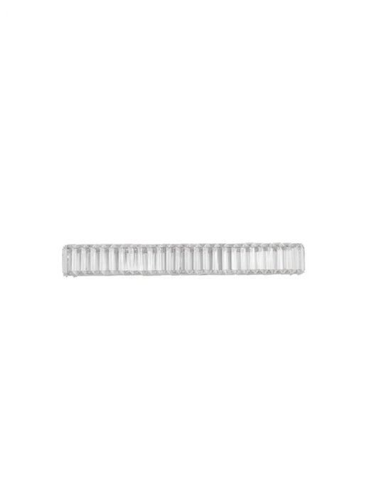 Aplica de perete structura din Metal Argintiu si abajur din Cristal Transparent H60xL12cm IP20 19W 1428lm 3500k AURELIA