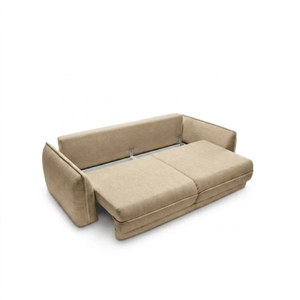 Canapea extensibila tapitata cu catifea Vogue 1 L253x90cm Ella