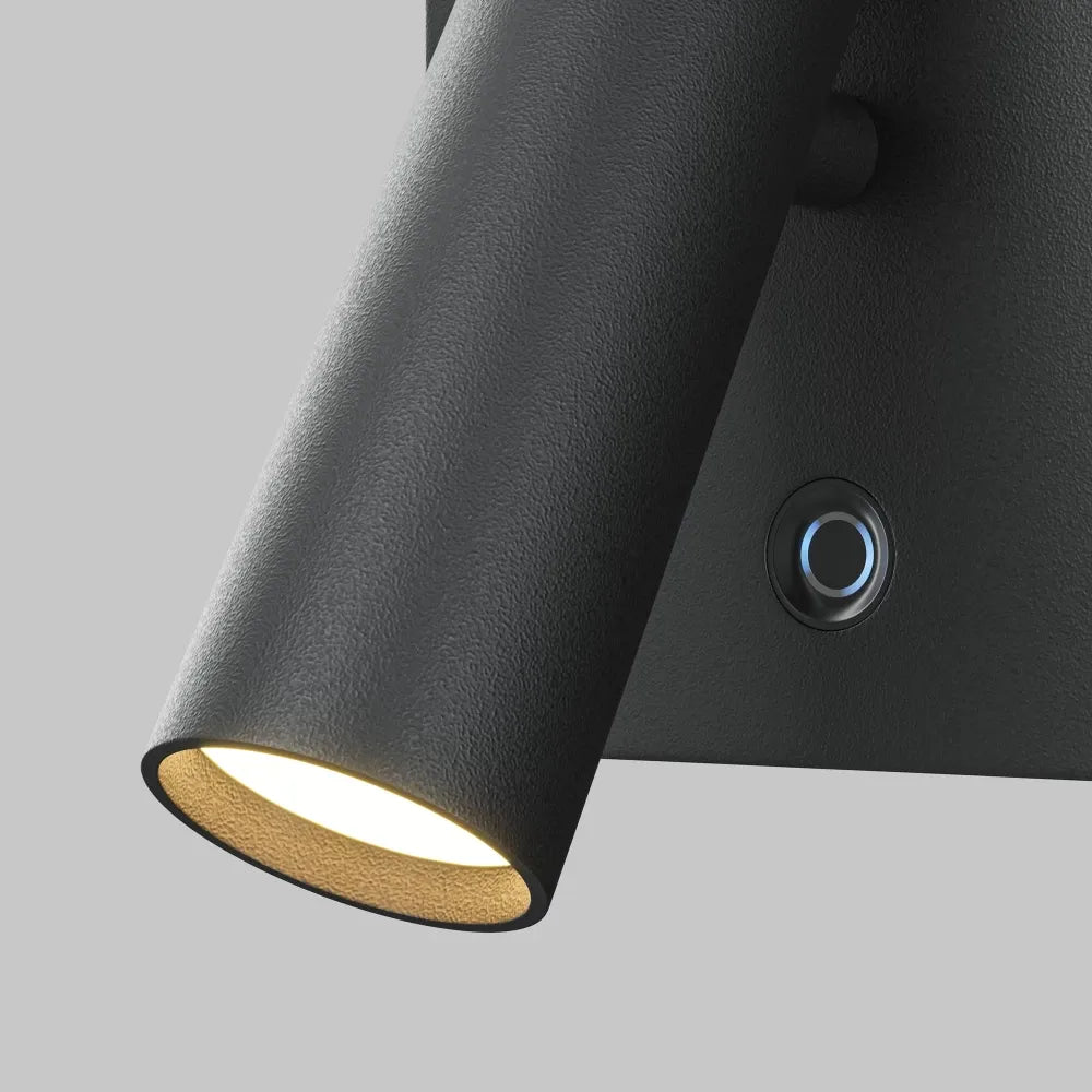 Aplica perete din Aluminiu Negru H11xL9cm Aron