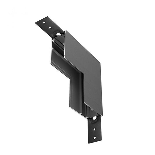 Conector unghi intern pentru sina magnetica din Aluminiu Negru L10xH5cm Accessories for tracks Exility