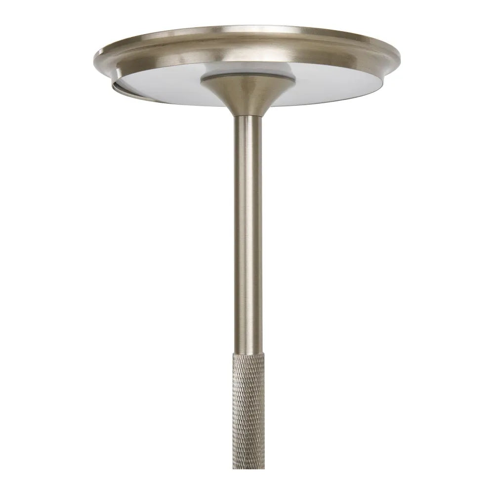 Veioza reincarcabila din Aluminiu Argintiu H28,5xD13cm Lyneham