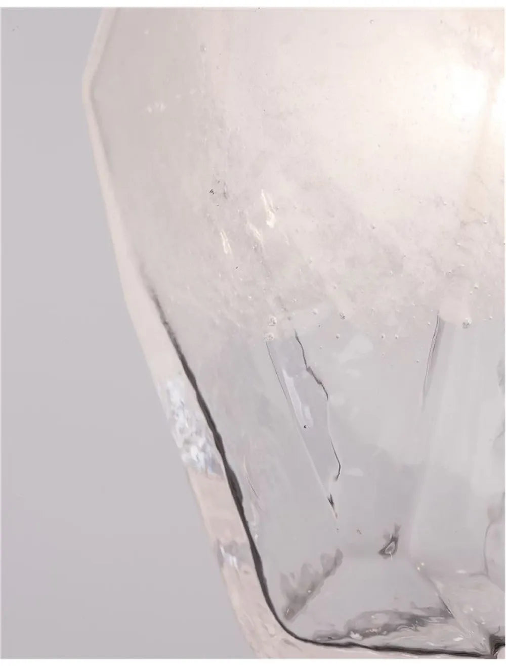 Pendul structura din Metal Alb si abajur din Sticla Alb H180xL12cm IP20 ICE