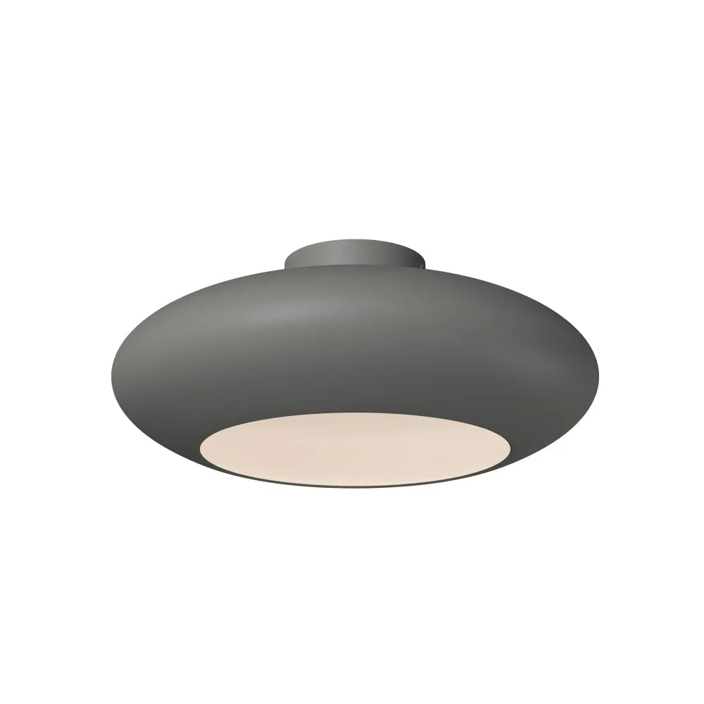 Plafoniera din Aluminiu Gri H16.5xD40cm Aros