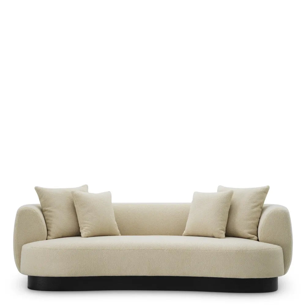 Canapea tapitat cu Stofa Crem L250xA104xH74cm Elliston Eichholtz