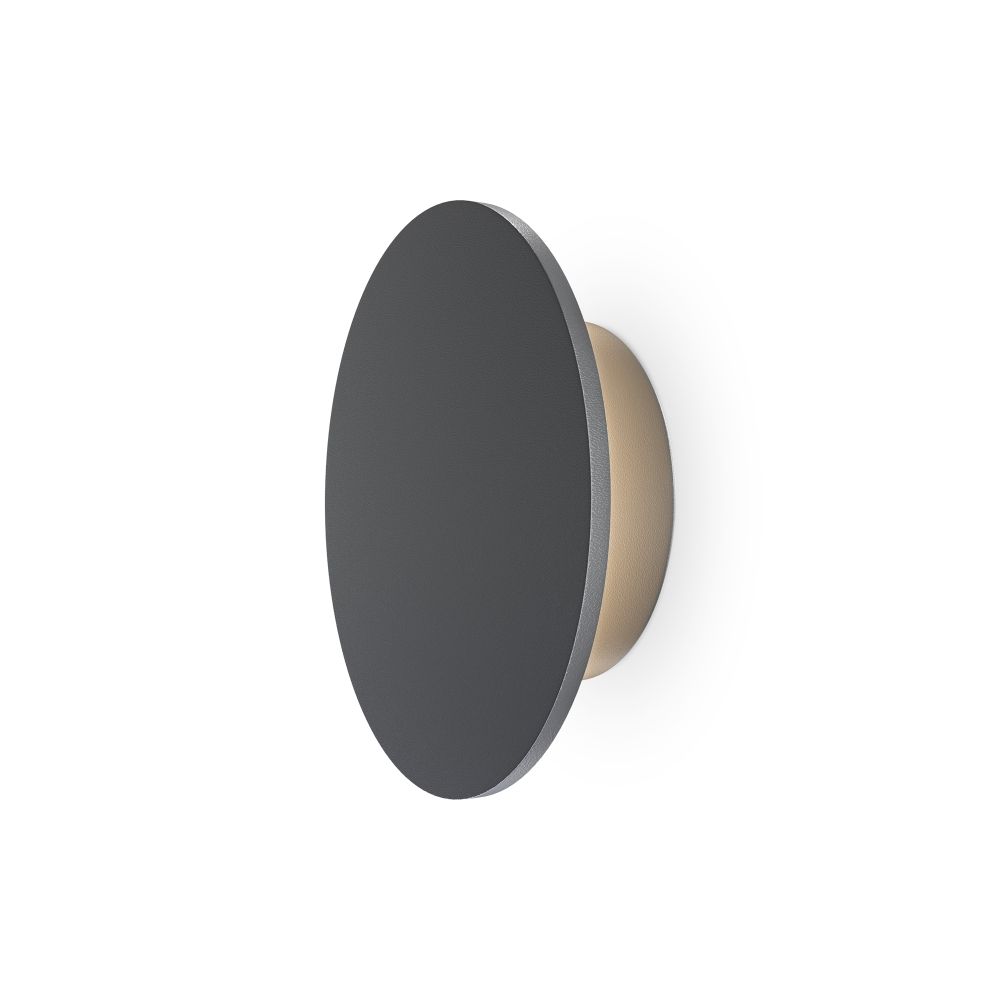 Aplica de perete Metal Gri inchis D14xH4cm Wald