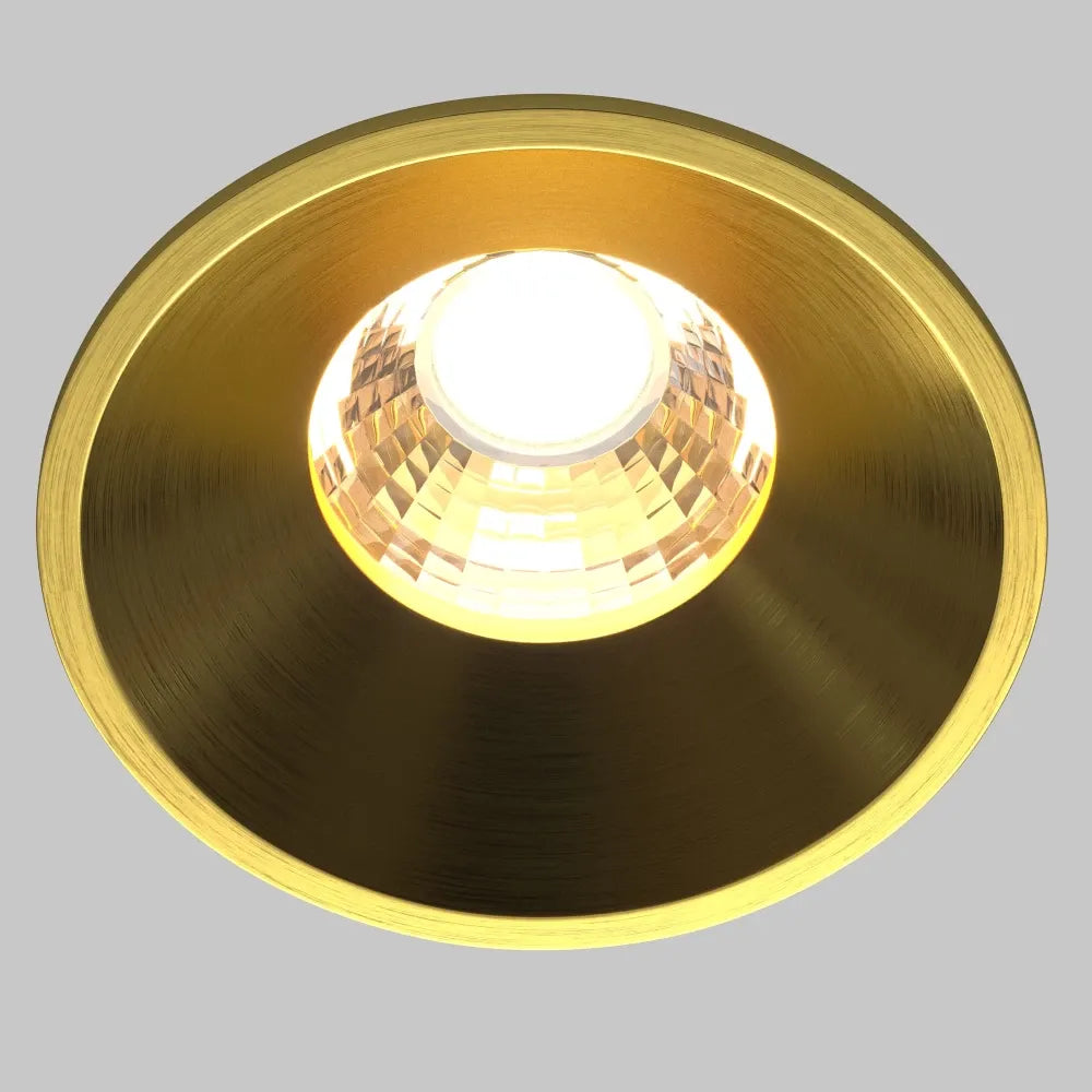 Spot incastrat din Aluminiu Alama H5.3xD6cm 7W 460lm 3000k Round