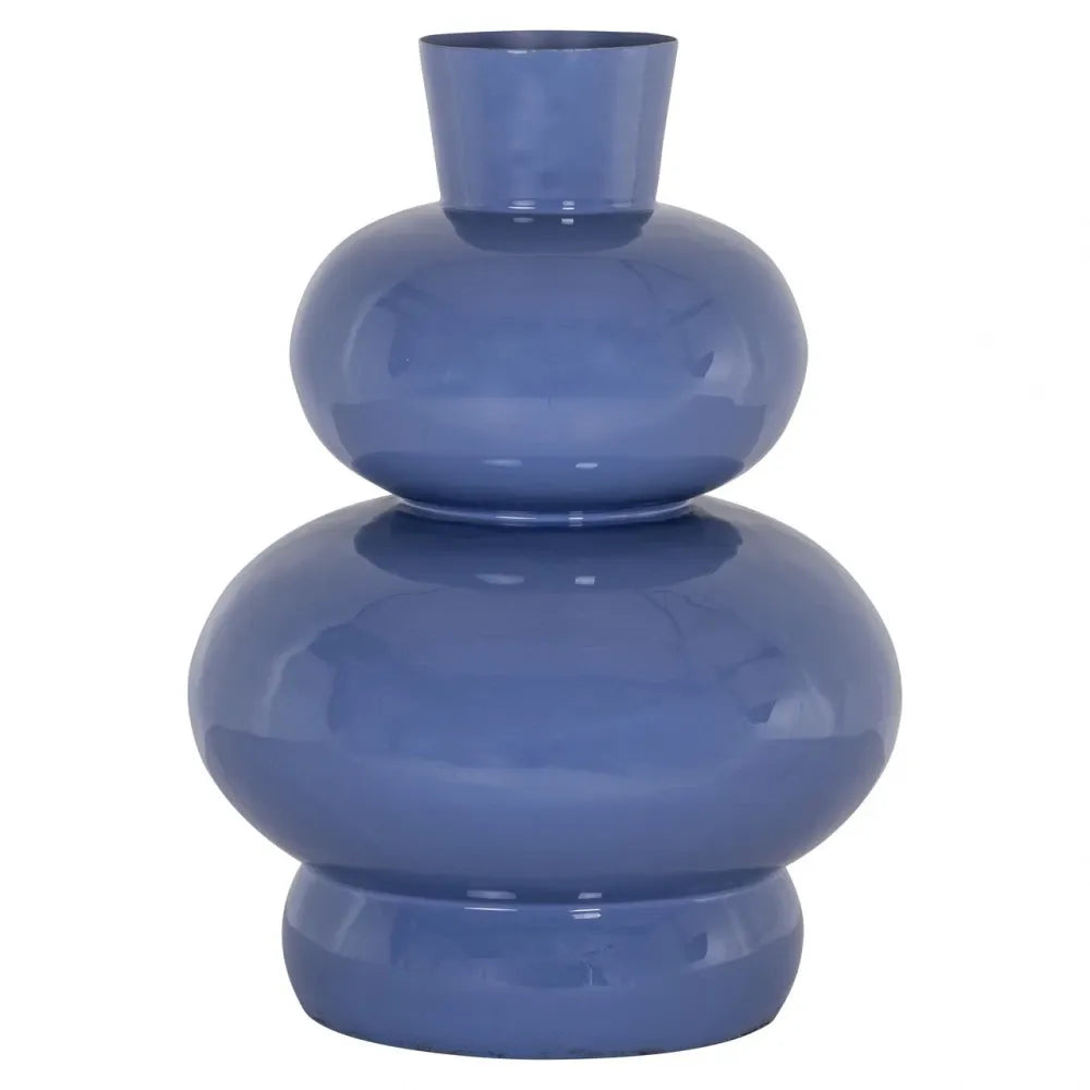 Vaza decorativa din Metal Albastru L33xH43cm Moisa Richmond interiors