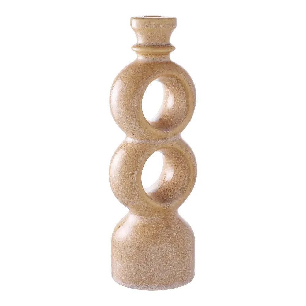 Suport lumanare din Ceramica Maro H30.5xL10.7cm HN0918