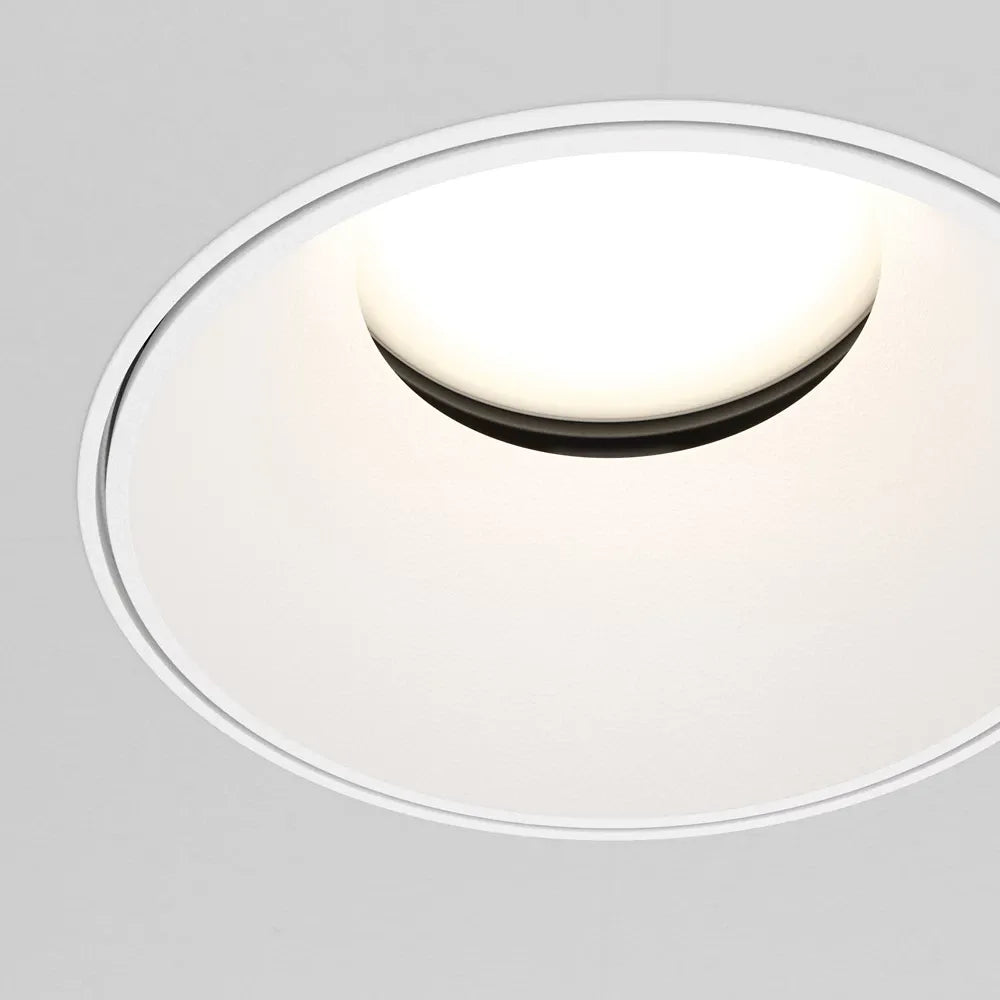 Spot incastrat rotund din Aluminiu Alb H4xD10cm IP 20 GU10 10W Share