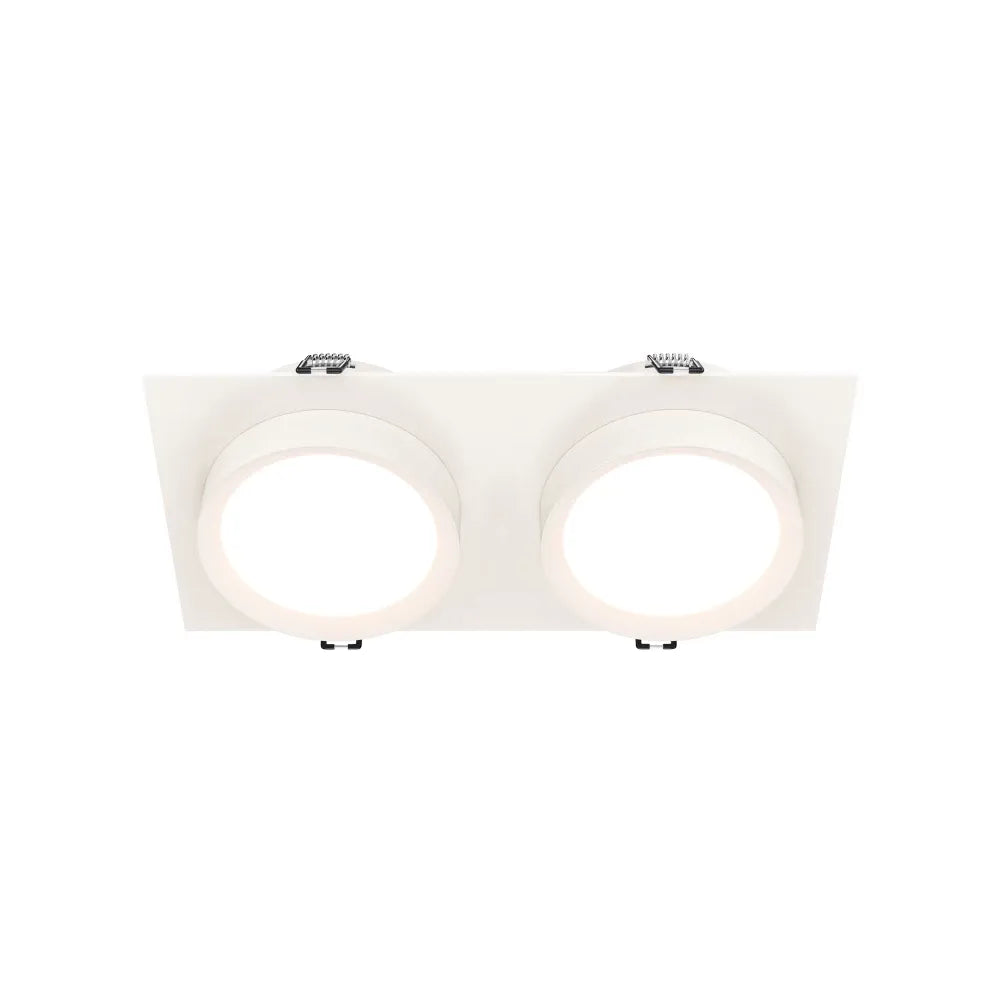 Spot incastrat din Aluminiu/plastic Alb H4.5xL22cm 12W Hoop