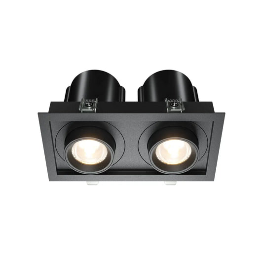 Spot incastrat din Aluminiu/plastic Negru H9.7xLcm Hidden