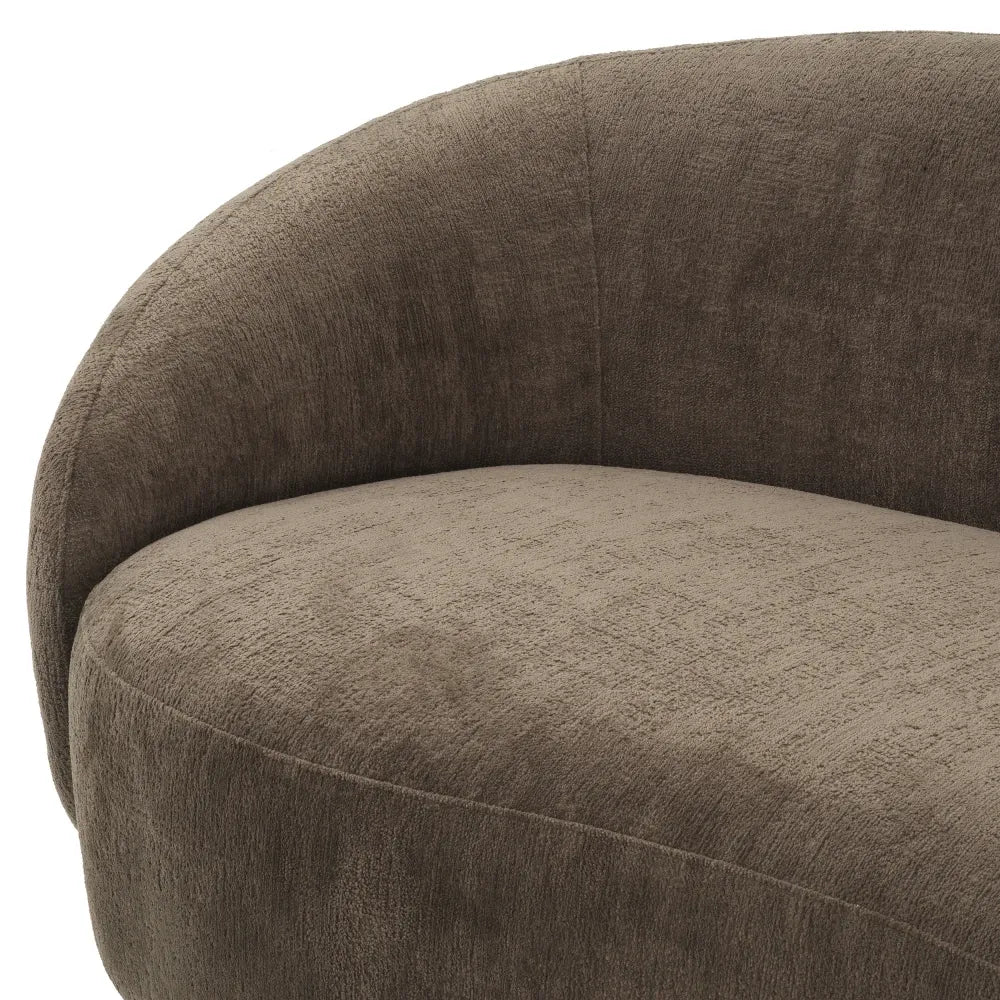 Canapea tapitat cu Stofa Maro L235xA105xH74cm Amore Eichholtz