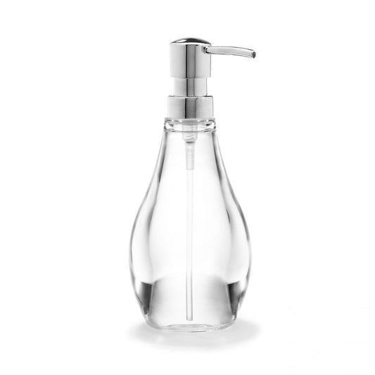 Dozator de sapun din Acrilic Transparent Droplet D9xH20cm