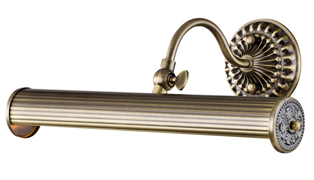 Aplica de perete reglabila din Metal Auriu cu 2 becuri L36x22xH13cm Renoir