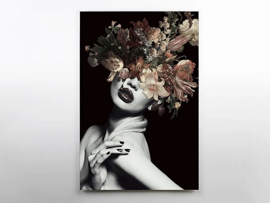 Tablou Portret pe Sticla securizata Multicolor L100xH150cm Silene