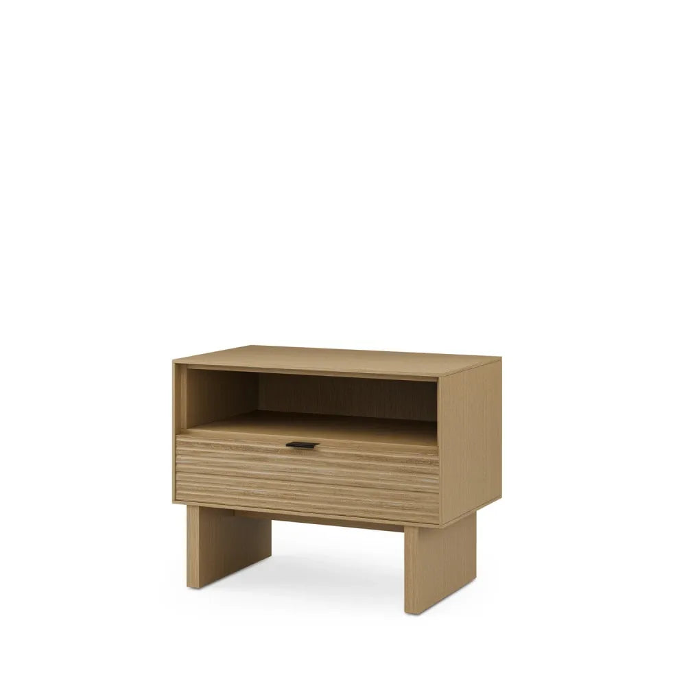 Noptiera cu sertare Tulsa de culoare stejar L60xH49cm
