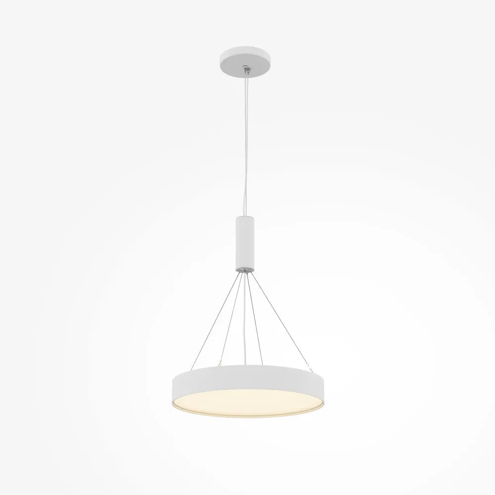 Plafoniera din Aluminiu Alb H6xD40cm Zon