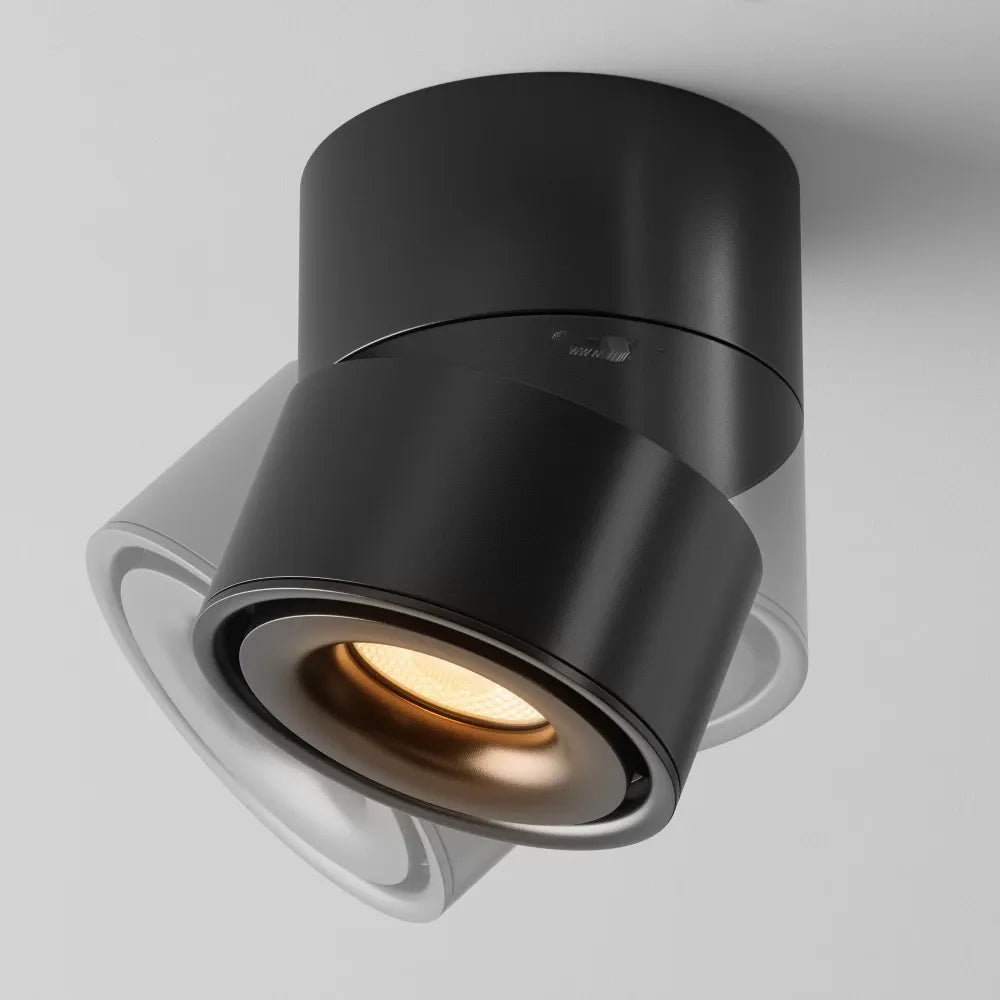 Spot aplicat din Aluminiu Alb H10.5xD10cm Yin