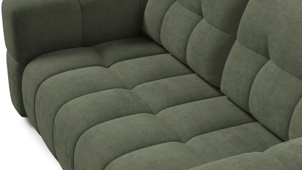 Canapea tapitata cu material pet friendly Alias verde L211x104cm