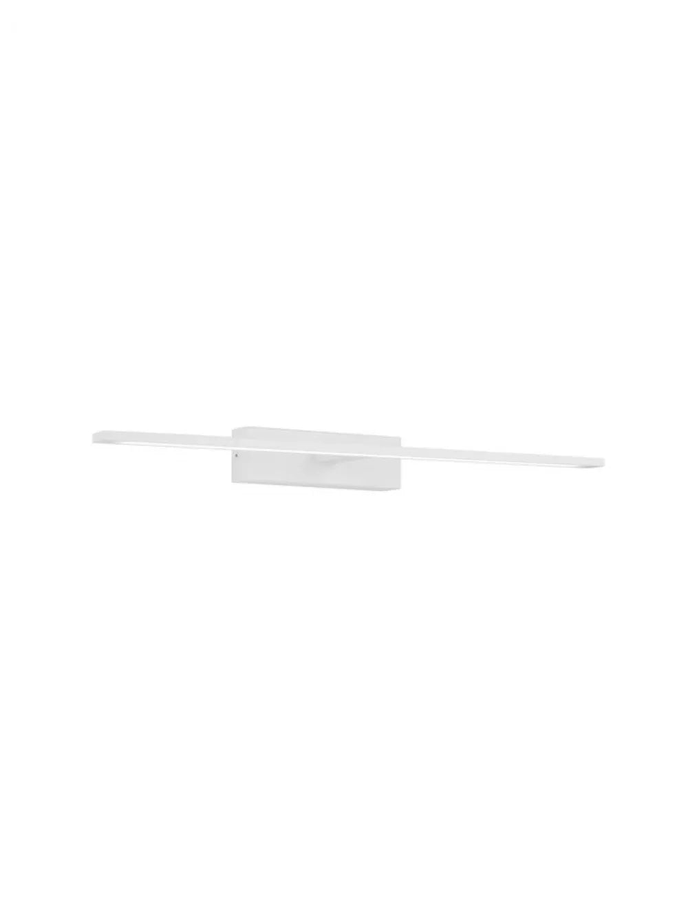 Aplica de perete structura din Aluminiu Alb si abajur din Acrilic Alb H6xL62cm IP44 20W 1615lm 3000k MONDRIAN