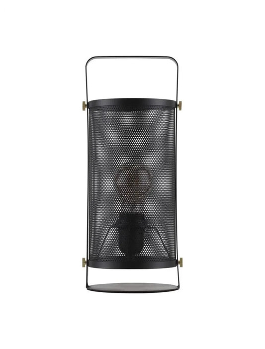 Veioza structura din Metal Negru si abajur din Metal Negru H34xL13.7cm IP20 IAN