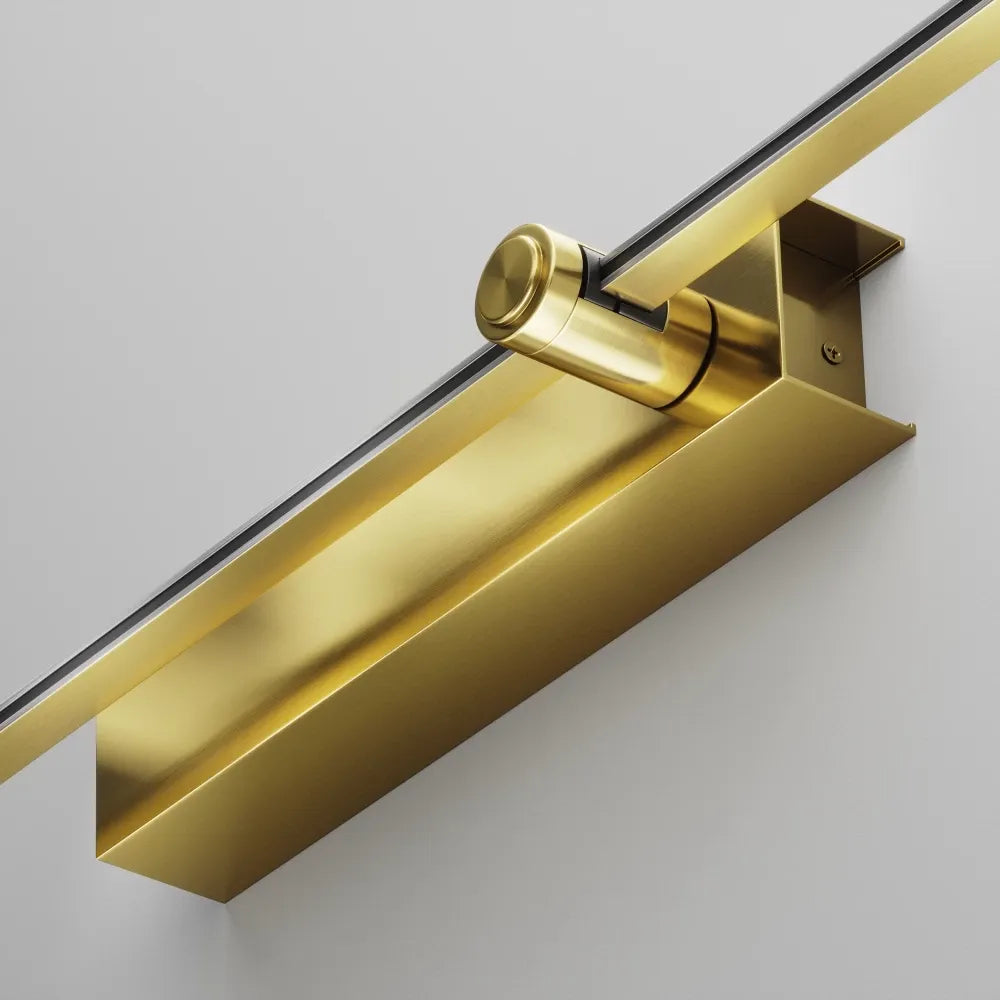 Baza de perete pentru driver cu priza de alimentare Flarity din Aluminiu Alama