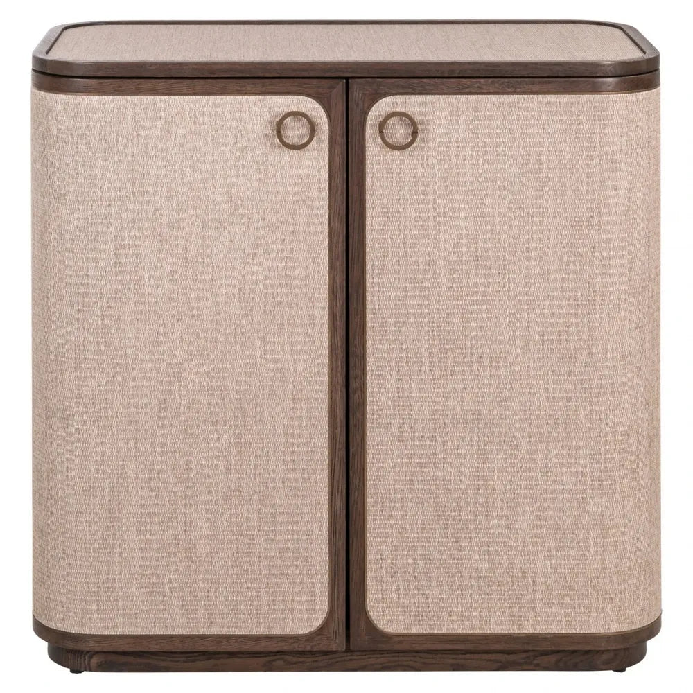 Comoda cu 2 usi din Lemn/In Auriu/Bej Maro/Bej L90xH86cm Willox Richmond interiors