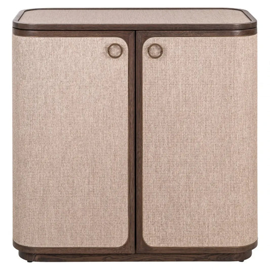 Comoda cu 2 usi din Lemn/In Auriu/Bej Maro/Bej L90xH86cm Willox Richmond interiors