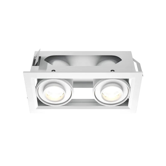 Spot incastrat din Aluminiu Alb H7.5xL19.4cm 20W Metal Modern