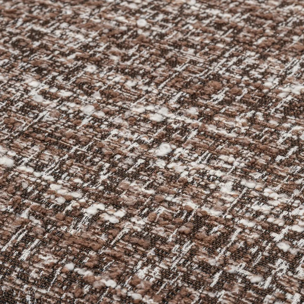 Fotoliu rotativ tapitat cu Stofa boucle Rosu L88xA82xH77cm Merida Eichholtz