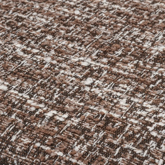 Fotoliu rotativ tapitat cu Stofa boucle Rosu L88xA82xH77cm Merida Eichholtz