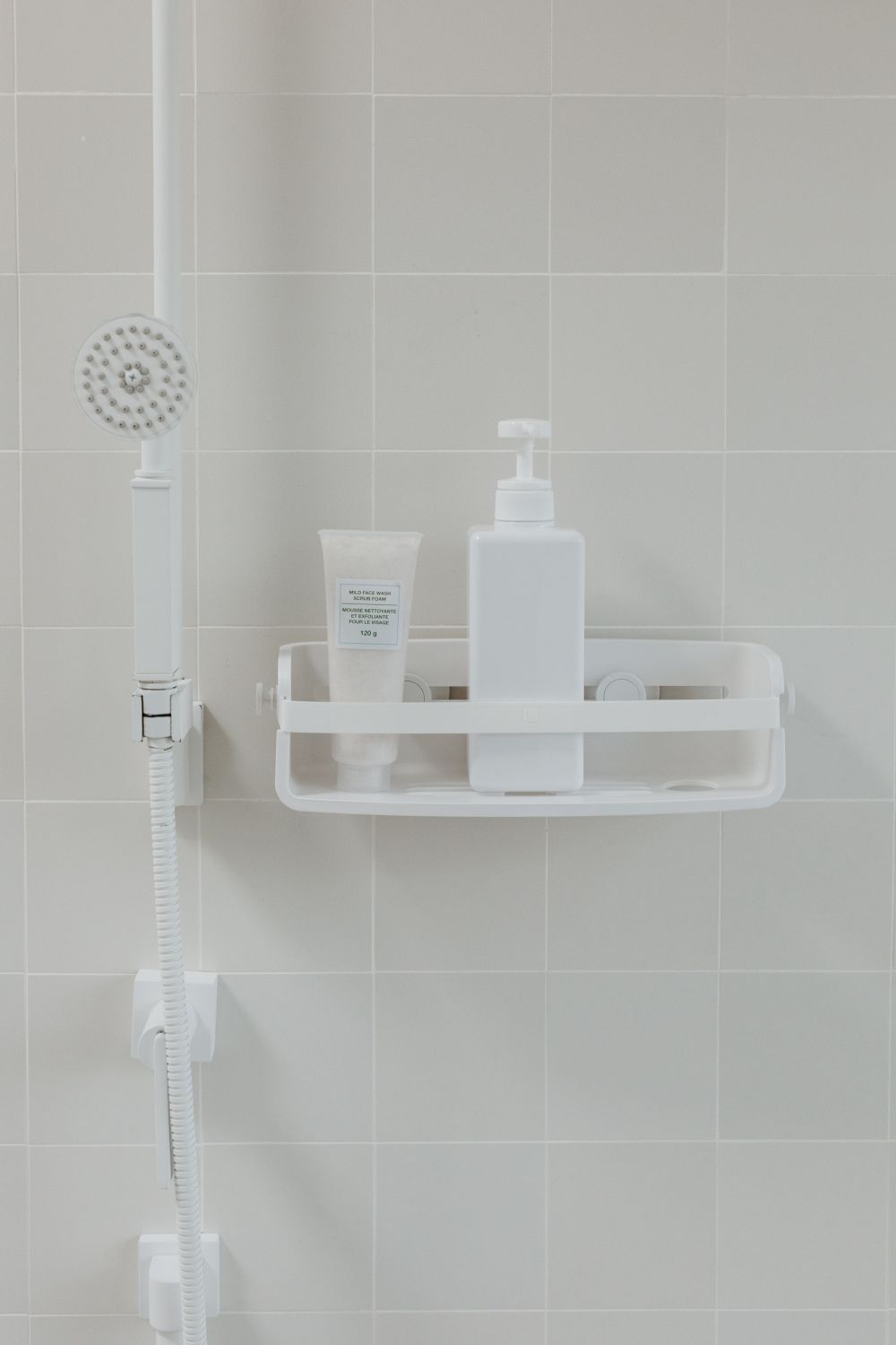 Etajera pentru baie din Plastic Alb Flex H9xL33cm