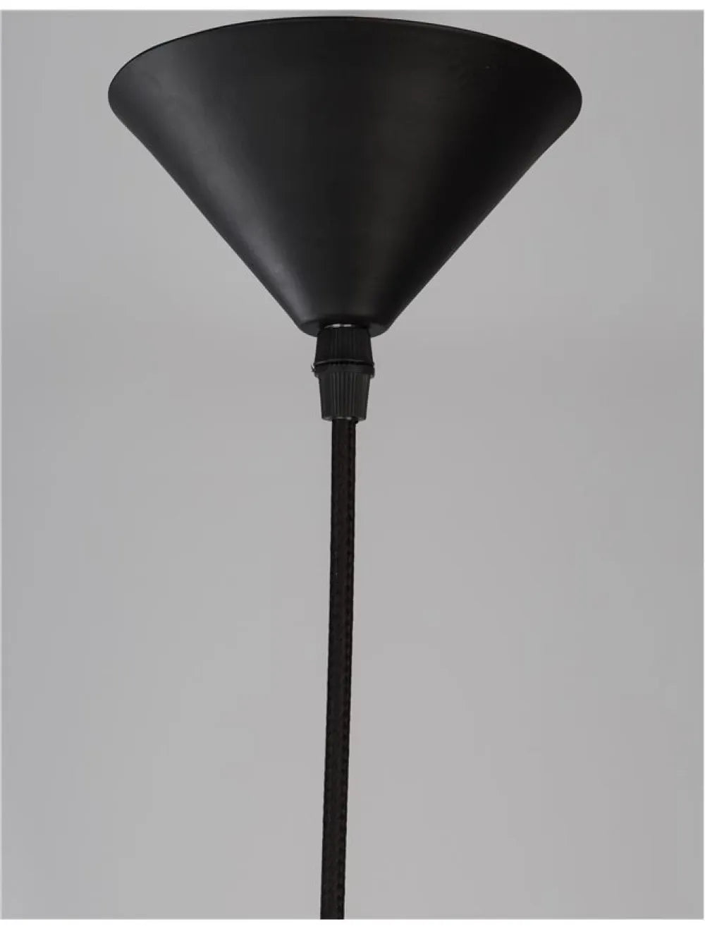 Pendul structura din Metal Negru si abajur din Ratan Negru H215xL30.5cm IP20 GRIFFIN