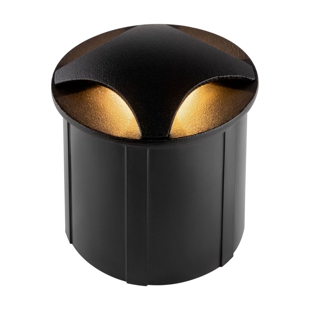 Spot incastra din Aluminiu Negru D7xH6cm Biscotti