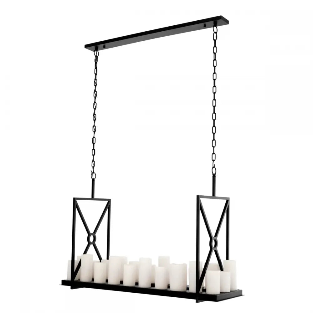 Candelabru din Metal Negru H79xL120cm Commodore Eichholtz
