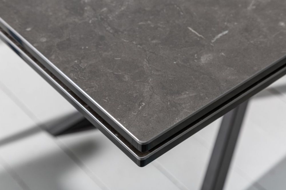 Masa extensibila Euphoria L180-220-260cm blat ceramica cu aspect grafit