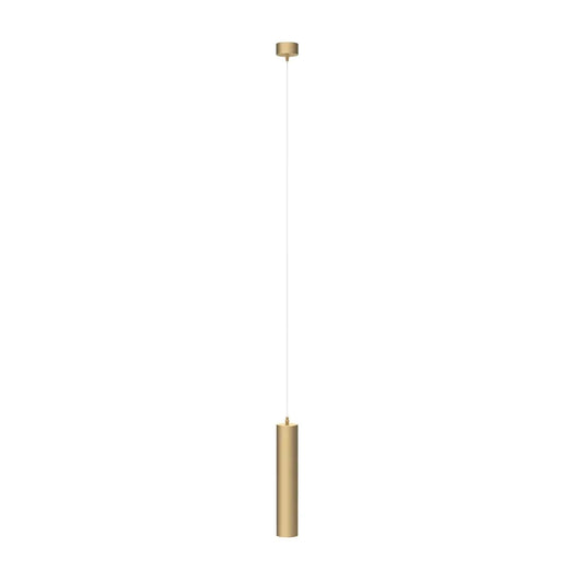 Pendul din Aluminiu Auriu mat H133xD6cm IP 20 GU10 10W Focus