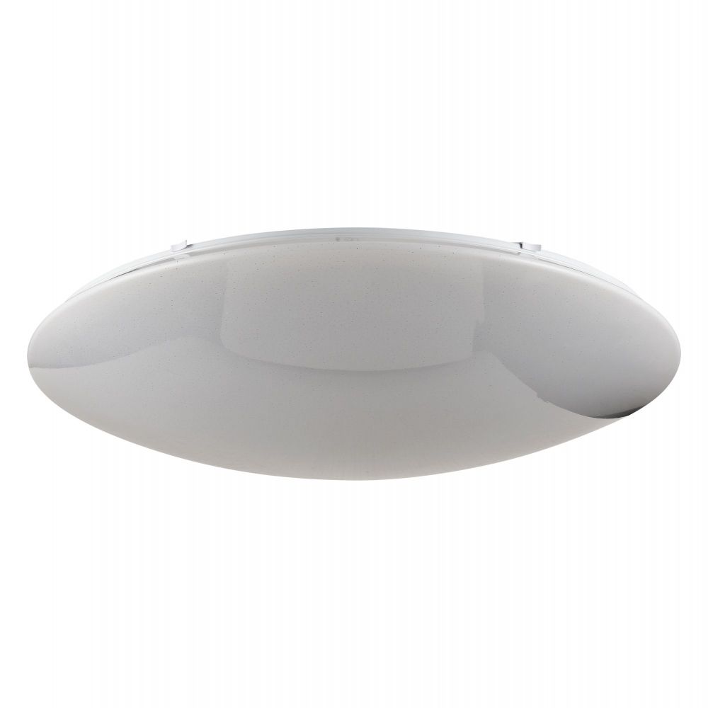 Plafoniera Rotunda din Acrilic si Metal Alb Gloria D77xH12cm