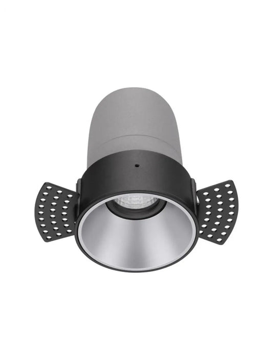 Spot incastrat din Aluminiu Negru H10xL7.4cm IP20 15W 754lm 3000k HOMER