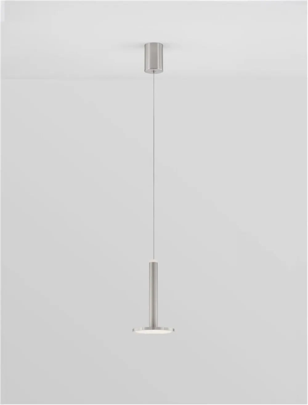 Pendul din Metal Argintiu H160xL15cm IP20 10W 517lm 3000k PALENCIA