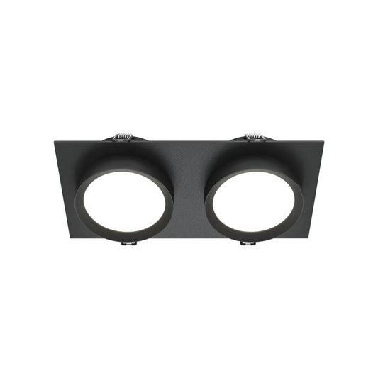 Spot incastrat din Aluminiu/plastic Negru H4.5xL22cm 12W Hoop