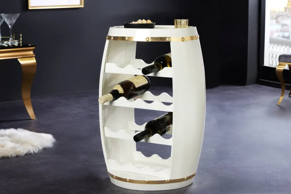 Suport pentru depozitarea sticlelor de vin din Lemn de pin Alb H63xL42cm Bodega